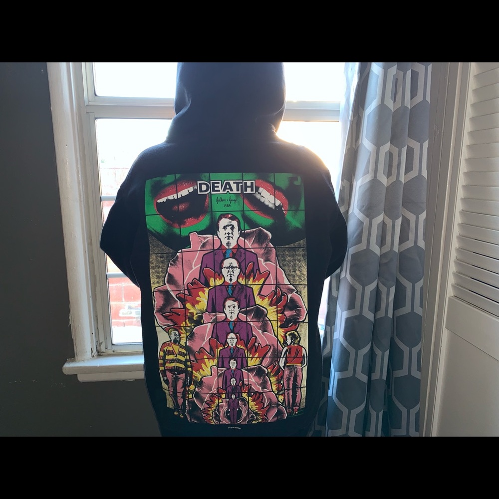 SUPREME HOODIE SIZE L